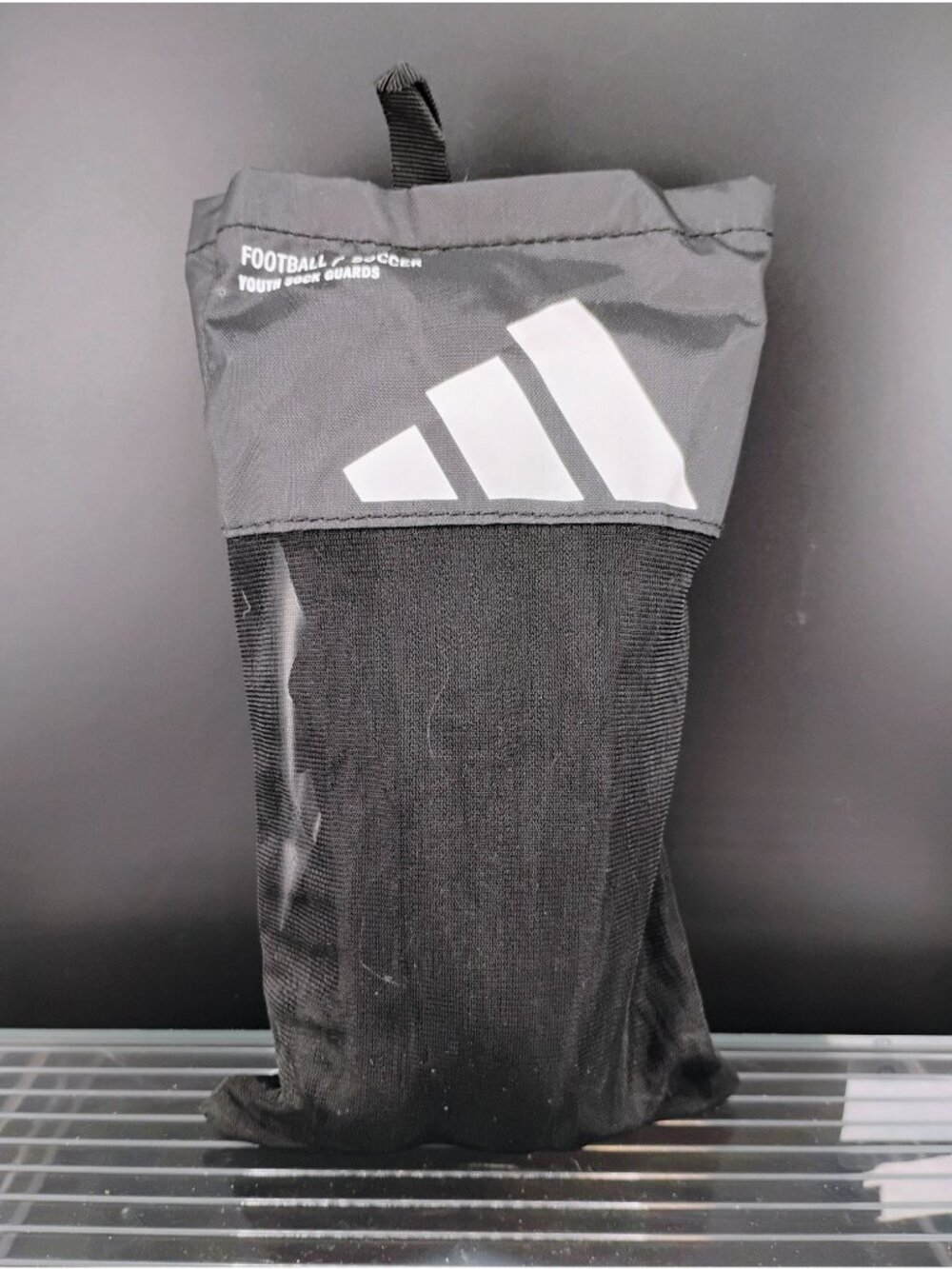 Adidas Youth Soccer Shin Guard Socks Black - Picture 1 of 9